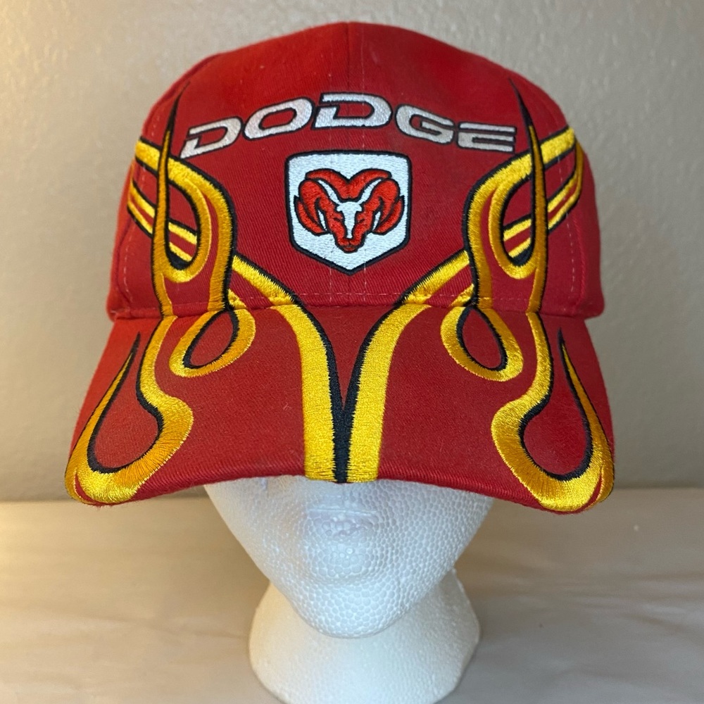 90s Dodge flame baseball hat